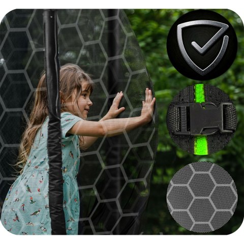 Neo-Sport Trampolina ogrodowa profilowana 10ft/312cmz siatką wewnętrzną Neo-Sport Neo-Sport Trampolina ogrodowa profilowana 10ft/312cmz siatką wewnętrzną Neo-Sport