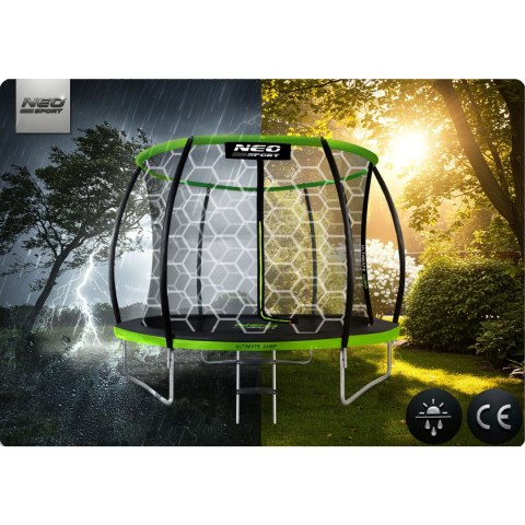 Neo-Sport Trampolina ogrodowa profilowana 10ft/312cmz siatką wewnętrzną Neo-Sport Neo-Sport Trampolina ogrodowa profilowana 10ft/312cmz siatką wewnętrzną Neo-Sport