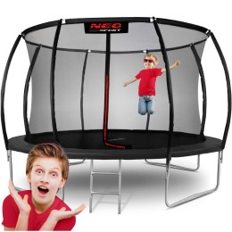 Neo-Sport Trampolina ogrodowa profilowana 12ft/374cm z siatką wewnętrzną Neo-Sport