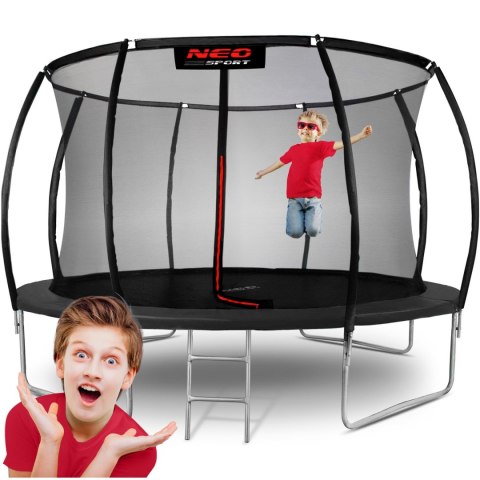 Neo-Sport Trampolina ogrodowa profilowana 12ft/374cm z siatką wewnętrzną Neo-Sport