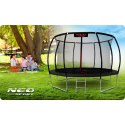 Neo-Sport Trampolina ogrodowa profilowana 12ft/374cm z siatką wewnętrzną Neo-Sport