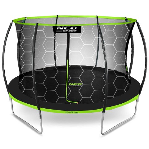 Neo-Sport Trampolina ogrodowa profilowana 12ft/374cm z siatką wewnętrzną Neo-Sport Neo-Sport Trampolina ogrodowa profilowana 12ft/374cm z siatką wewnętrzną Neo-Sport