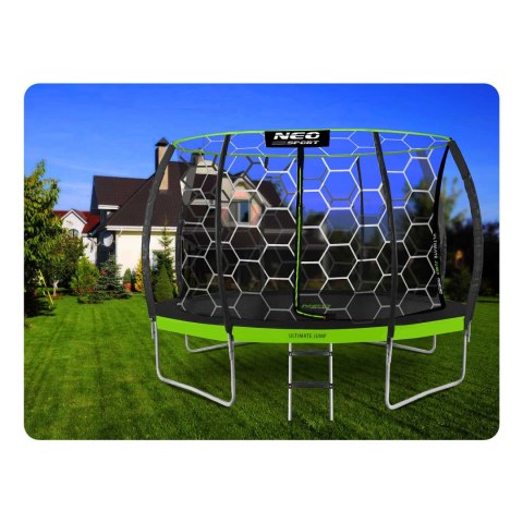 Neo-Sport Trampolina ogrodowa profilowana 12ft/374cm z siatką wewnętrzną Neo-Sport Neo-Sport Trampolina ogrodowa profilowana 12ft/374cm z siatką wewnętrzną Neo-Sport
