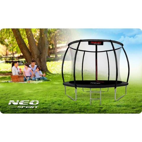 Neo-Sport Trampolina ogrodowa profilowana 8ft/252cm z siatką wewnętrzną Neo-Sport Neo-Sport Trampolina ogrodowa profilowana 8ft/252cm z siatką wewnętrzną Neo-Sport