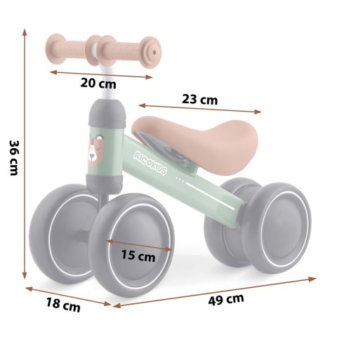 Ricokids Rowerek biegowy trójkołowy dla dzieci Ricokids Ricokids Rowerek biegowy trójkołowy dla dzieci Ricokids
