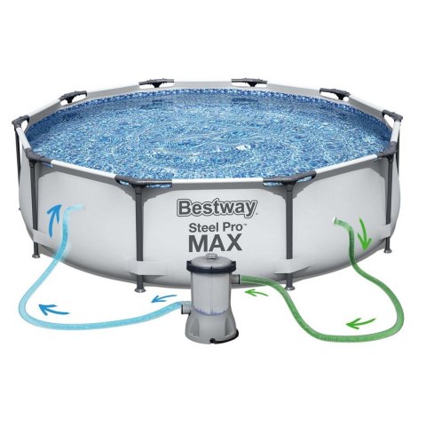 Bestway Basen ogrodowy stelażowy 366 x 76 cm 16w1 Bestway 56416 + maszynka do baniek GRATIS Bestway Basen ogrodowy stelażowy 366 x 76 cm 16w1 Bestway 56416 + maszynka do baniek GRATIS