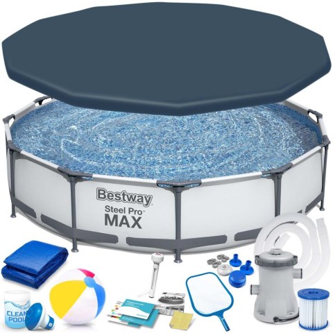 Bestway Basen ogrodowy stelażowy 366 x 76 cm 16w1 Bestway 56416 Bestway Basen ogrodowy stelażowy 366 x 76 cm 16w1 Bestway 56416