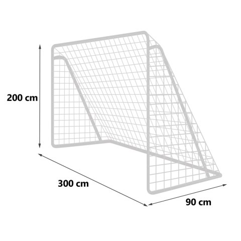 Neo-Sport Bramka do piłki nożnej 300 x 200 x 90 cm NS-496 Neo-Sport Bramka do piłki nożnej 300 x 200 x 90 cm NS-496