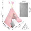 Nukido Namiot tipi dla dzieci NK-406 Nukido - różowy Nukido Namiot tipi dla dzieci NK-406 Nukido - różowy