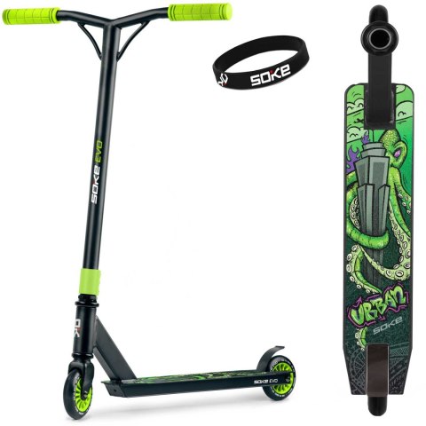 SOKE Hulajnoga wyczynowa SOKE EVO green SOKE Hulajnoga wyczynowa SOKE EVO green