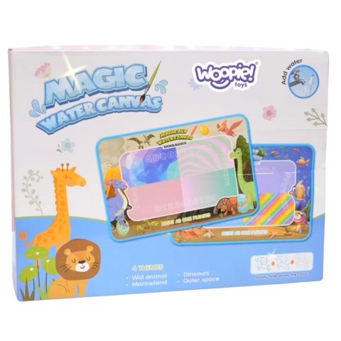 Woopie WOOPIE Magiczna Mata Wodna do Malowania XXL Pieczątki Cyferki 100x80 cm Woopie WOOPIE Magiczna Mata Wodna do Malowania XXL Pieczątki Cyferki 100x80 cm