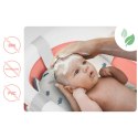 Ricokids Wanienka składana dla dzieci, niemowląt z termometrem i wkładką Ricokids RK-287 biało-różowa