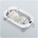 Ricokids Wanienka składana dla dzieci, niemowląt z termometrem i wkładką Ricokids RK-287 biało-szara