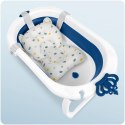 Ricokids Wanienka składana dla dzieci, niemowląt z wkładką Ricokids RK-286 biało-niebieska Ricokids Wanienka składana dla dzieci, niemowląt z wkładką Ricokids RK-286 biało-niebieska