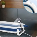 Ricokids Wanienka składana dla dzieci, niemowląt z wkładką Ricokids RK-286 biało-niebieska Ricokids Wanienka składana dla dzieci, niemowląt z wkładką Ricokids RK-286 biało-niebieska