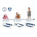 Ricokids Wanienka składana dla dzieci, niemowląt z wkładką Ricokids RK-286 biało-niebieska Ricokids Wanienka składana dla dzieci, niemowląt z wkładką Ricokids RK-286 biało-niebieska