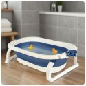 Ricokids Wanienka składana dla dzieci, niemowląt z wkładką Ricokids RK-286 biało-niebieska Ricokids Wanienka składana dla dzieci, niemowląt z wkładką Ricokids RK-286 biało-niebieska