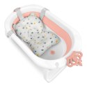 Ricokids Wanienka składana dla dzieci, niemowląt z wkładką Ricokids RK-286 biało-różowa