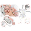 Ricokids Wanienka składana dla dzieci, niemowląt z wkładką Ricokids RK-286 biało-różowa