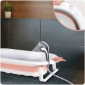 Ricokids Wanienka składana dla dzieci, niemowląt z wkładką Ricokids RK-286 biało-różowa
