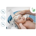 Ricokids Wanienka składana dla dzieci, niemowląt ze stelażem, termometrem i wkładką Ricokids RK-287 biało-niebieska