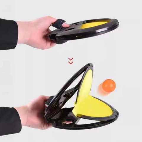 Woopie WOOPIE Catch Ball Gra Zręcznościowa Rzucaj Łap Paletka+ 2 Piłki Woopie WOOPIE Catch Ball Gra Zręcznościowa Rzucaj Łap Paletka+ 2 Piłki