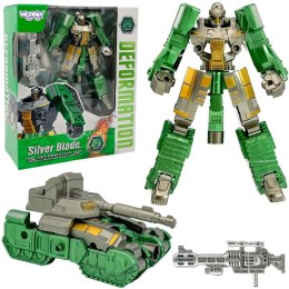Woopie WOOPIE Robot Transformujący SILVER BLADE 2w1 Czołg