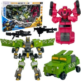 Woopie WOOPIE Roboty Transformujące Zestaw 4w1 Samochody Bojowe