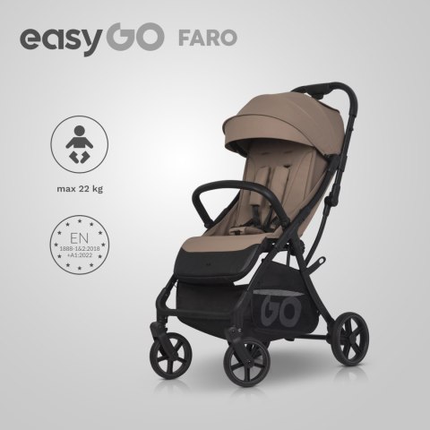 EASY GO Wózek dziecięcy FARO SAVANNA BEIGE EASY GO Wózek dziecięcy FARO SAVANNA BEIGE