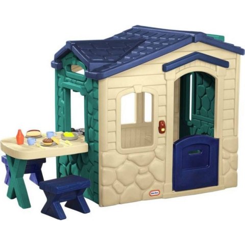 Little Tikes Little Tikes Domek Ogrodowy z PATIO z Magicznym Dzwonkiem Granatowo-zielony Little Tikes Little Tikes Domek Ogrodowy z PATIO z Magicznym Dzwonkiem Granatowo-zielony