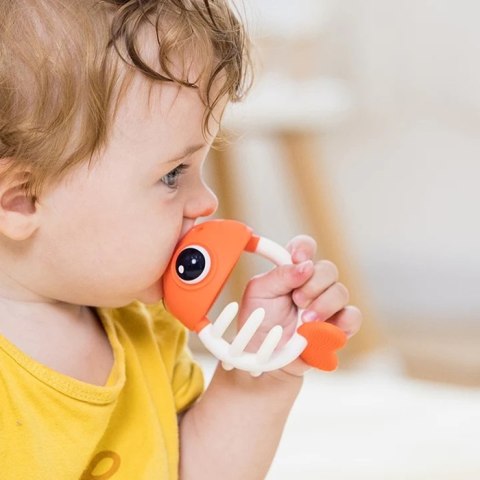 Mombella 2101 Gryzak uspokajający Rybka 3w1 Mombella 2101 Gryzak uspokajający Rybka 3w1