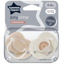 TOMMEE TIPPEE TTP43335499 Smoczki uspokajające ANY TIME 0-6m mix 2pak