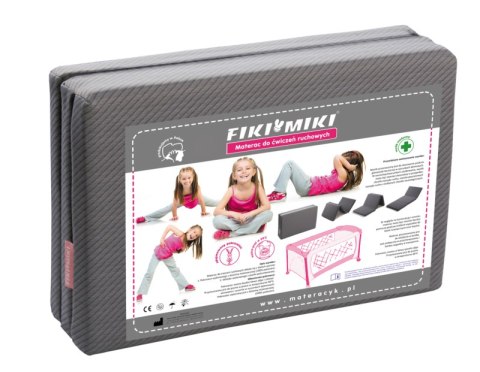 FIKI MIKI Materac do ćwiczeń ruchowych szary MRR1 FIKI MIKI Materac do ćwiczeń ruchowych szary MRR1