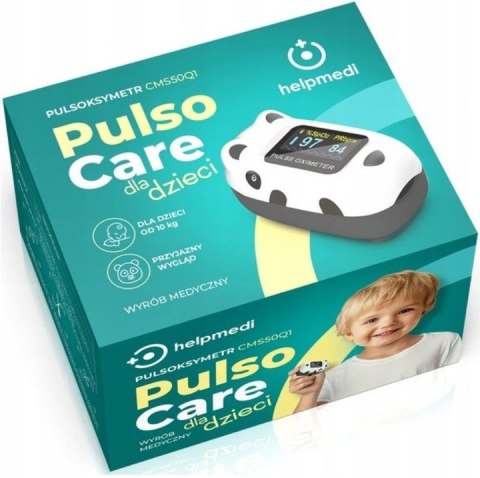 HELPMEDI PulsoCare Pulsoksymetr Panda dla dzieci o masie pow. 10kg HELPMEDI PulsoCare Pulsoksymetr Panda dla dzieci o masie pow. 10kg