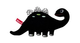 HENCZ 123 Dinozaur szeleszcząca szmatka kontrastowa
