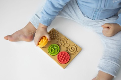 HENCZ 842 Puzzle sensoryczne kółeczka HENCZ 842 Puzzle sensoryczne kółeczka