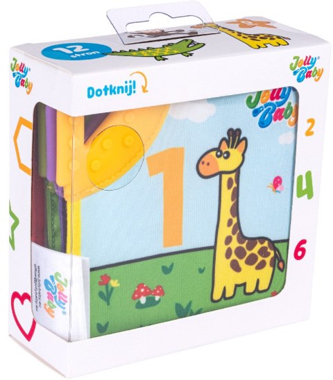 JOLLYBABY JB 80590 Książeczka - gryzaki zwierzęta JOLLYBABY JB 80590 Książeczka - gryzaki zwierzęta