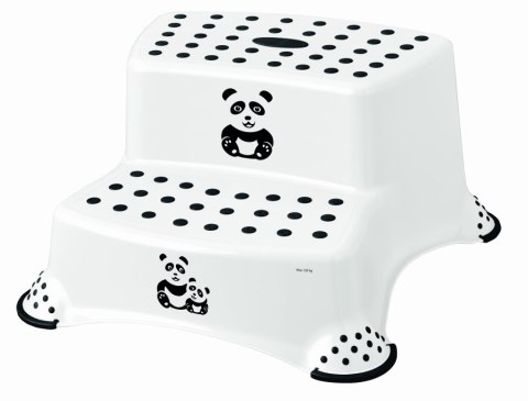 KEEEPER IGOR PANDA Podest dwustopniowy z funkcją antypoślizgową biały KEEEPER IGOR PANDA Podest dwustopniowy z funkcją antypoślizgową biały