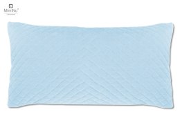 KIECZMERSKI Poduszka z poszewką VELVET pikowana 40x40/30x60 niebieska PROMOCJA!