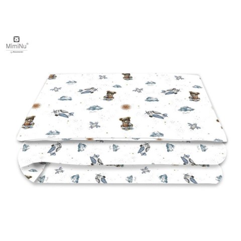 KIECZMERSKI Pościel C-2 135x100 cm MIMINU DESIGN Misie błękit bawełna 100%
