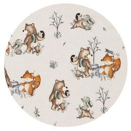 KIECZMERSKI Rożek usztywniony 75x75 cm MIMINU DESIGN wzór Piraci Natural