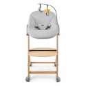 KINDERKRAFT Krzesełko do karmienia ENOCK + bujaczek CALMEE GREY 26466