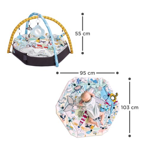 KINDERKRAFT Mata edukacyjna SmartPlay Sea KINDERKRAFT Mata edukacyjna SmartPlay Sea