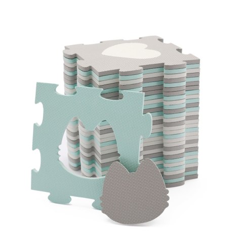 KINDERKRAFT Mata piankowa puzzle LUNO mint KINDERKRAFT Mata piankowa puzzle LUNO mint