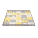 KINDERKRAFT Mata piankowa puzzle LUNO yellow KINDERKRAFT Mata piankowa puzzle LUNO yellow