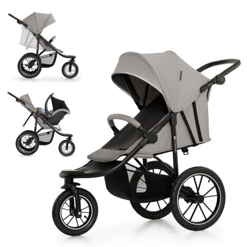 KINDERKRAFT Wózek spacerowy Helsi 2 Grey KINDERKRAFT Wózek spacerowy Helsi 2 Grey