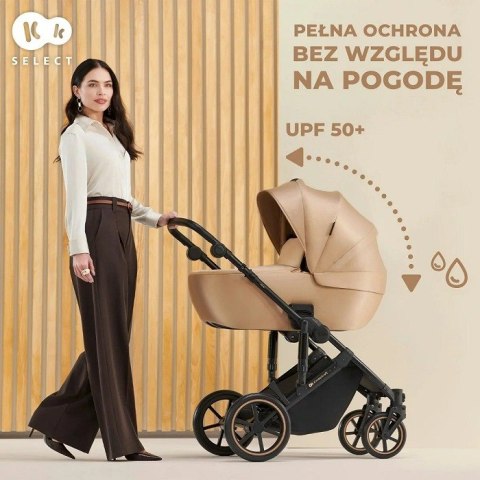 KINDERKRAFT Wózek wielofunkcyjny 3w1 PRIME 2 mink pro sandrose beige KINDERKRAFT Wózek wielofunkcyjny 3w1 PRIME 2 mink pro sandrose beige