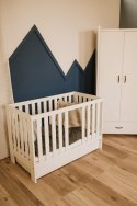 KLUPŚ Łóżeczko AMELIA II biel 120x60 KLUPŚ Łóżeczko AMELIA II biel 120x60