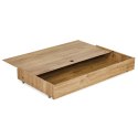 KLUPŚ Pojemnik na pościel 120x60 Amelia dąb KLUPŚ Pojemnik na pościel 120x60 Amelia dąb