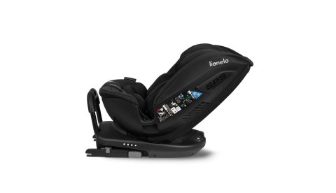 LIONELO Fotelik samochodowy Bastiaan RWF I-SIZE black carbon LIONELO Fotelik samochodowy Bastiaan RWF I-SIZE black carbon